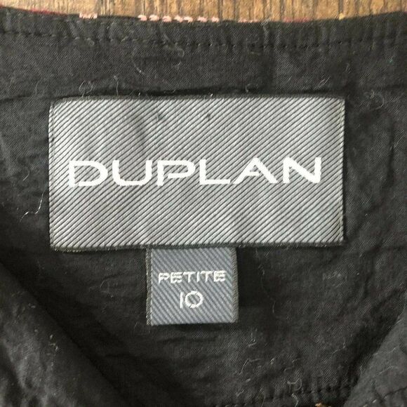 Duplan Women’s Size 10P Lightweight Jacket Embroidered Aztec Art to Wear Tribal - Picture 3 of 12